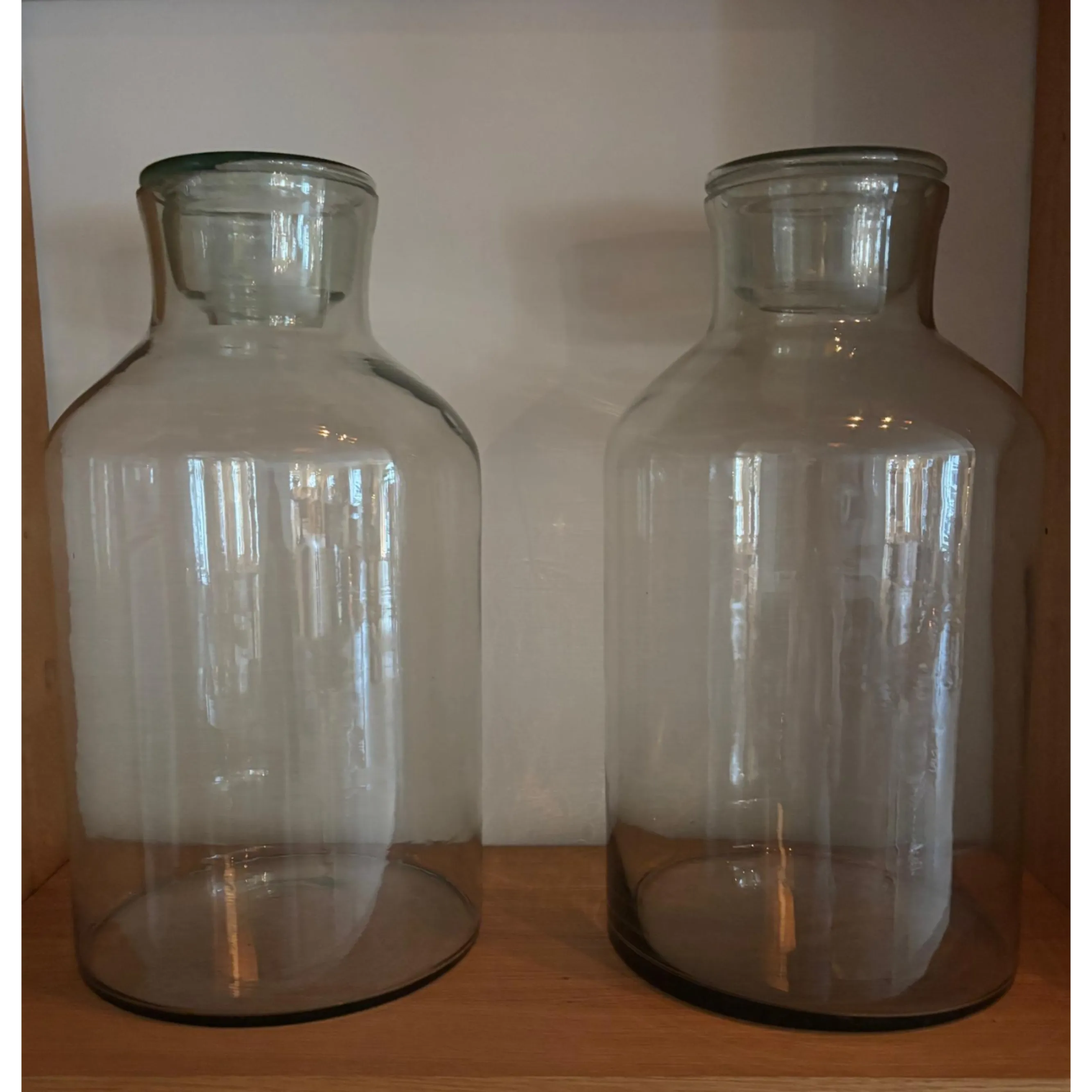 Antique Vietnamese Glass Storage Vessels
