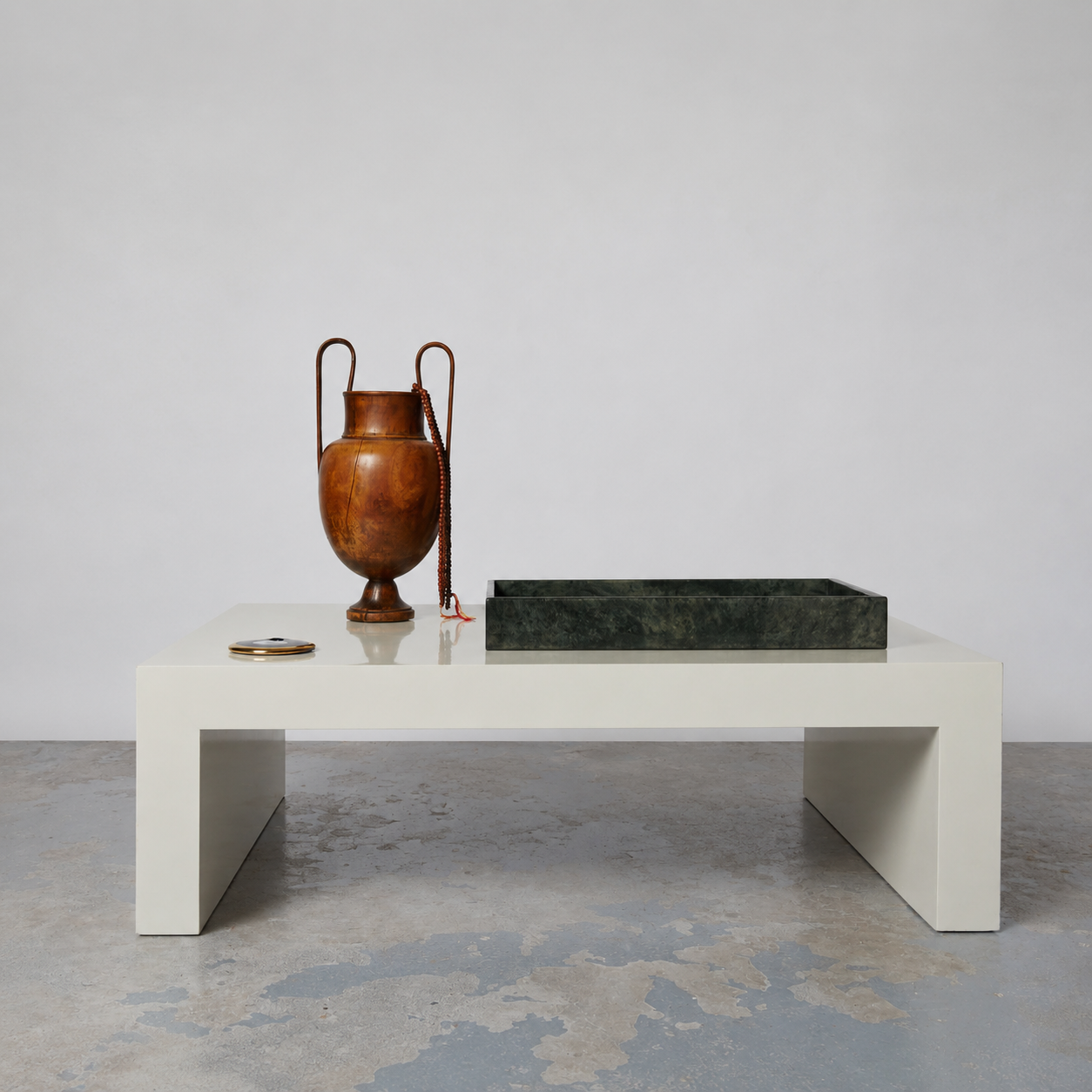Lacquered Parsons Coffee Table