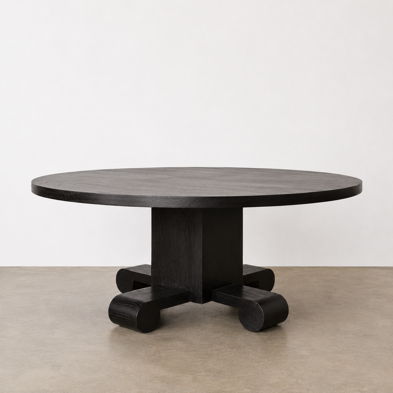 STAINED OAK TABLE