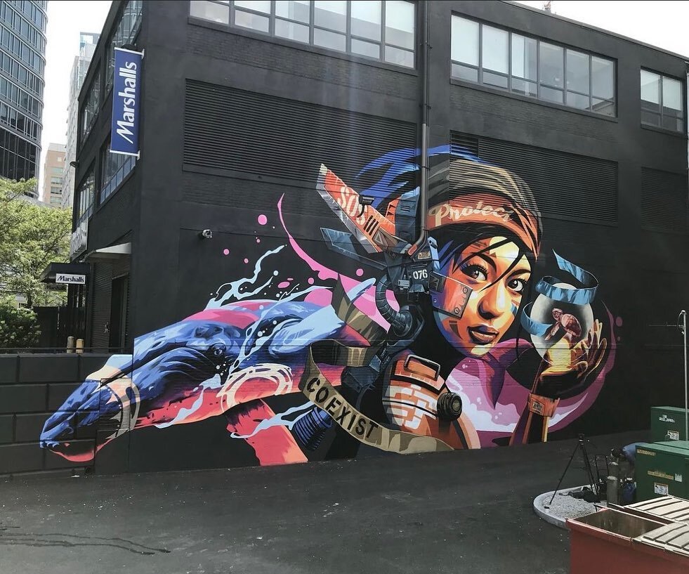 Kicking off AAPI Month with a shout out to the legendary @dragon76art ! Witness his vibrant and powerful artwork come to life. 
Stay tuned as we celebrate 12 incredible AAPI street artists throughout May. #12Walls12Stories #AAPIHeritageMonth #STREETT