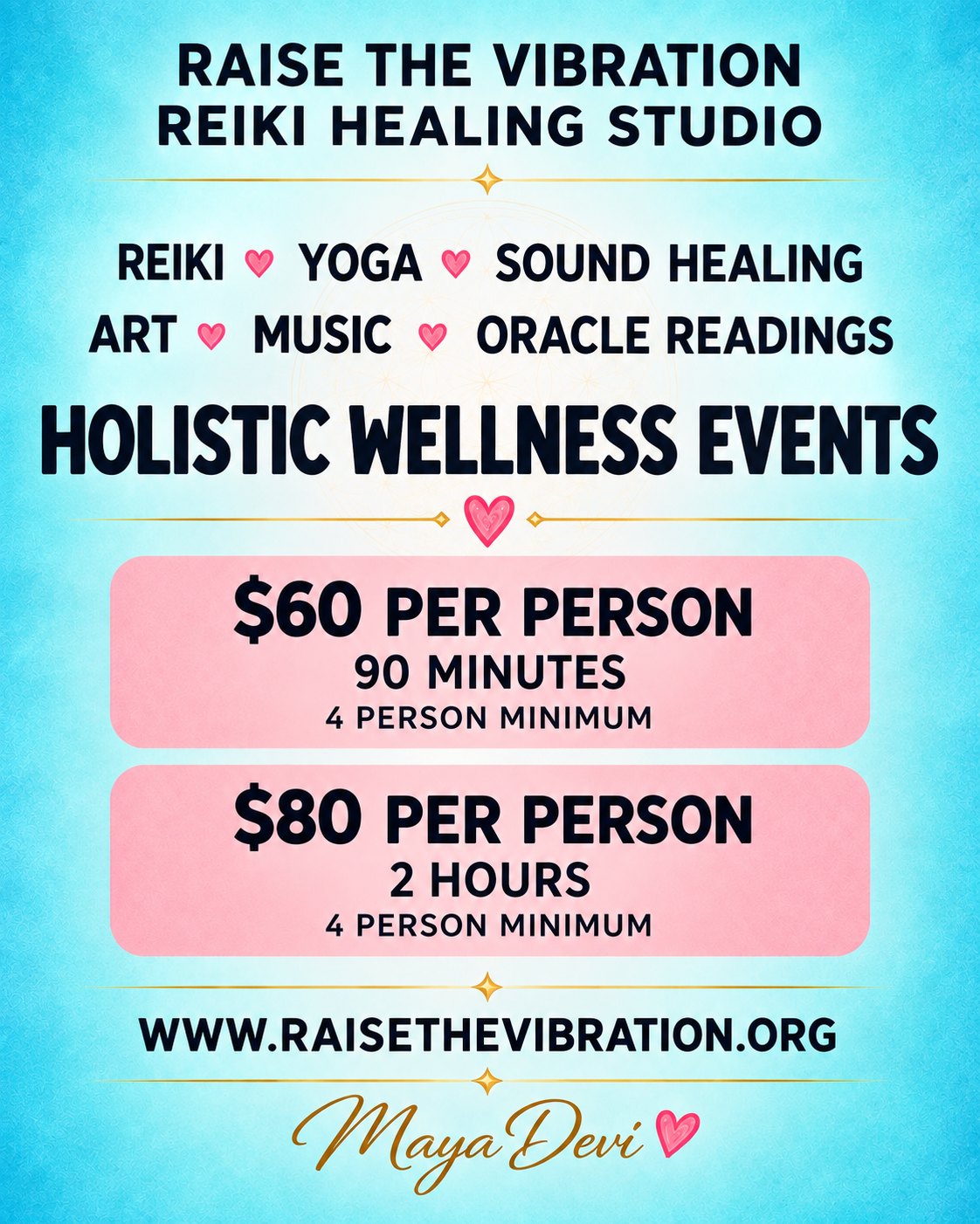 Raise the Vibration Reiki Healing Studio