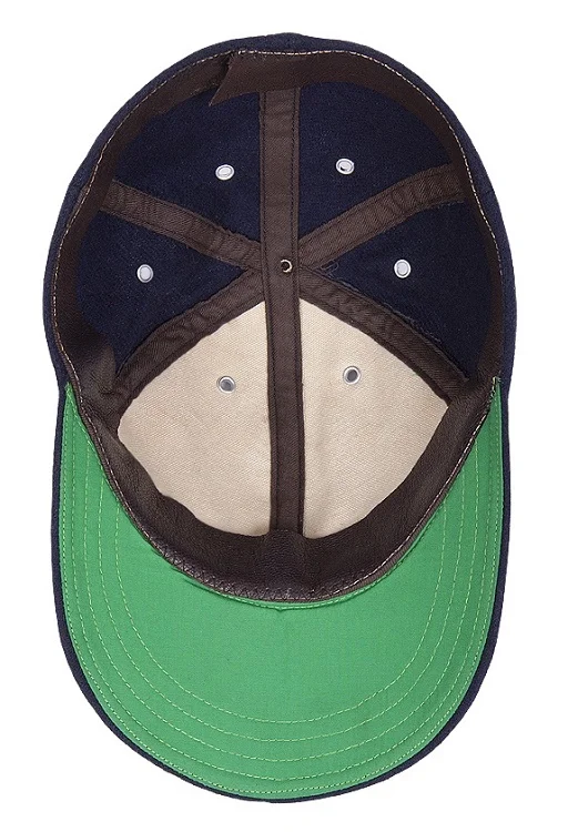 WWII US NAVY BLUE WOOL OFFICER'S BALL CAP