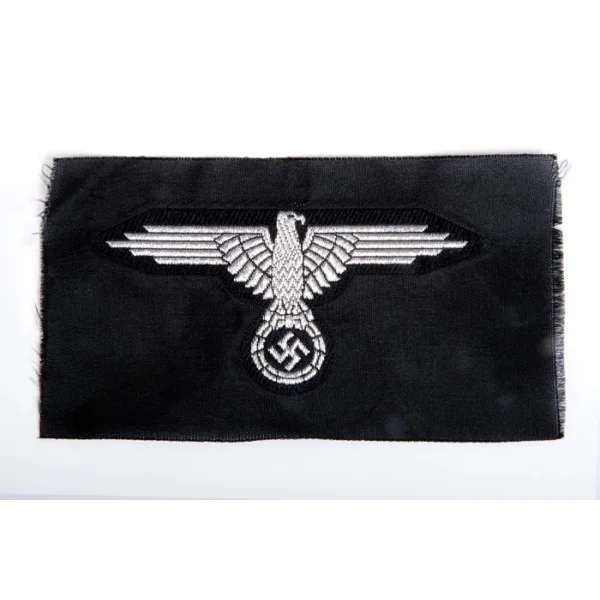 WWII GERMAN WAFFEN SS OFFICERS ALUMINUM WIRE BEVO SLEEVE EAGLE