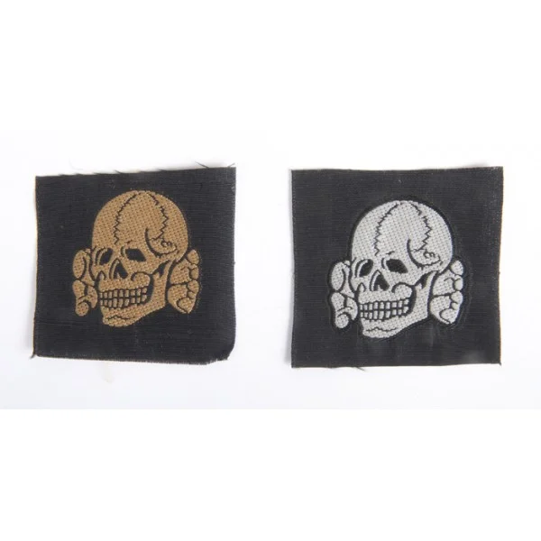 WWII GERMAN WAFFEN SS BEVO CAP TOTENKOPF TROPICAL OR CONTINENTAL