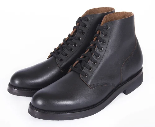 BOONDOCKERS: Black lace up high top military boots Boondocker Boots - Etsy main image 3