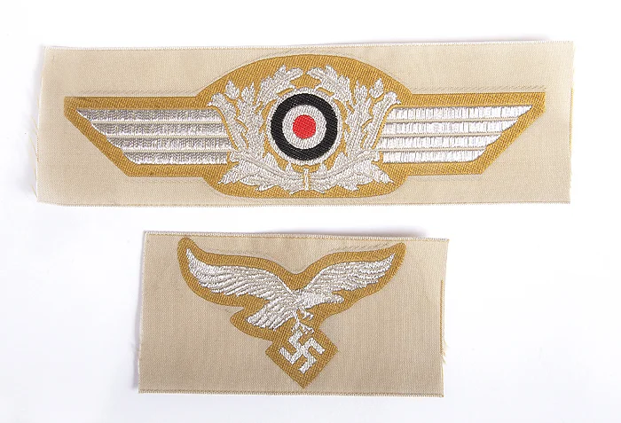 WWII German Luftwaffe NCO Tropical Cap Insignia