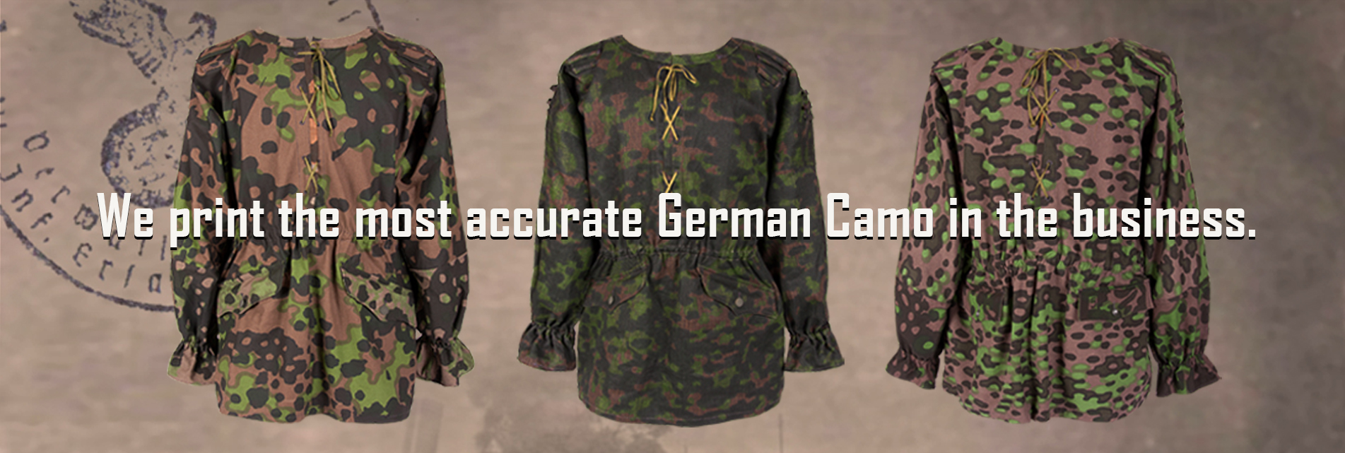 Best German Camo in the business.