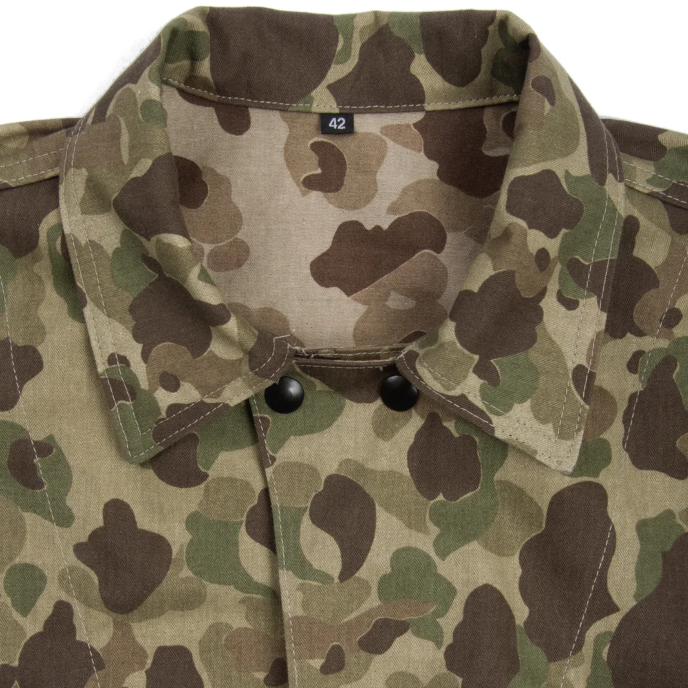 SM Wholesale USA — USMC P-42 Camouflage HBT Jacket Yellow background