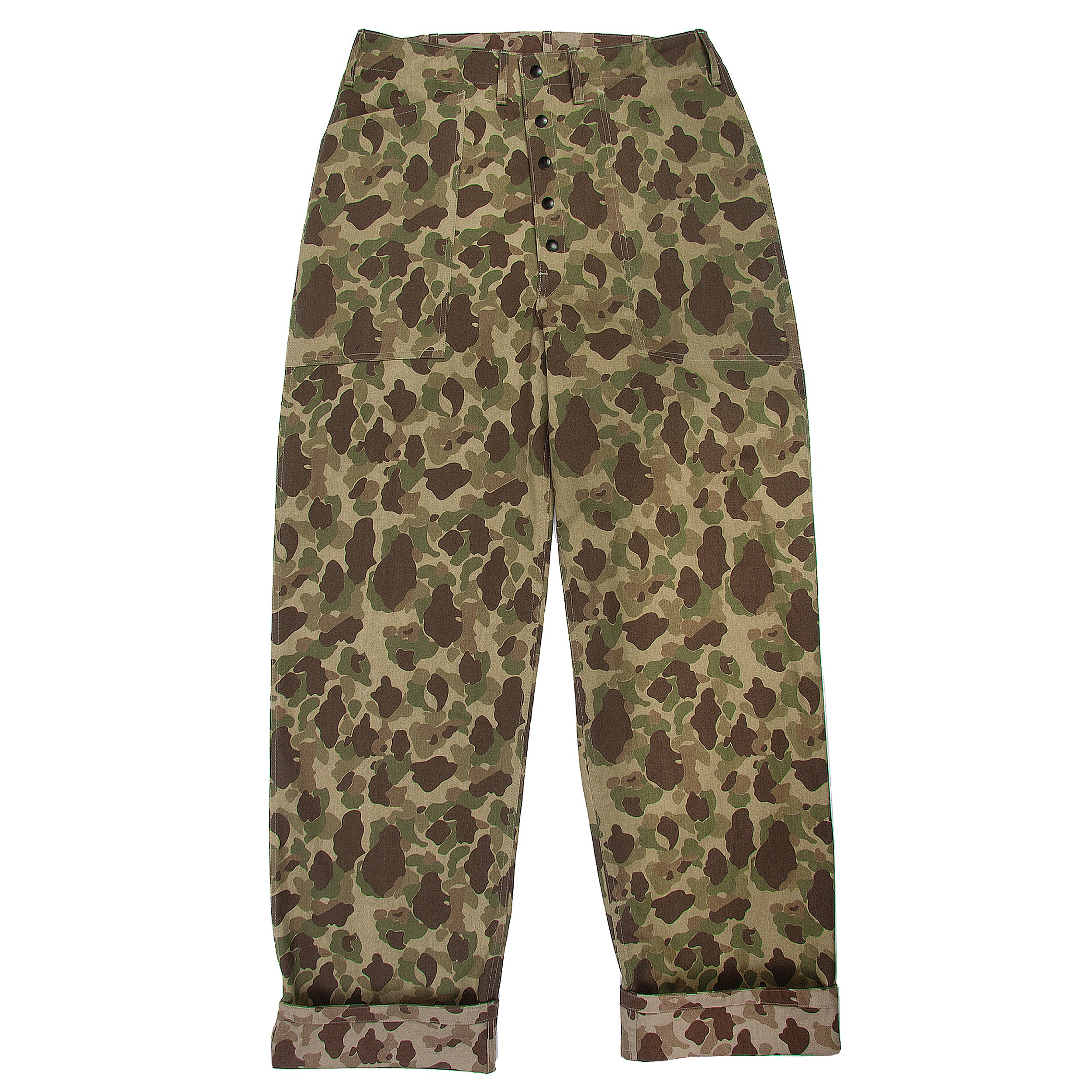 SM Wholesale USA — USMC P-42 Camouflage HBT Trousers Yellow Background