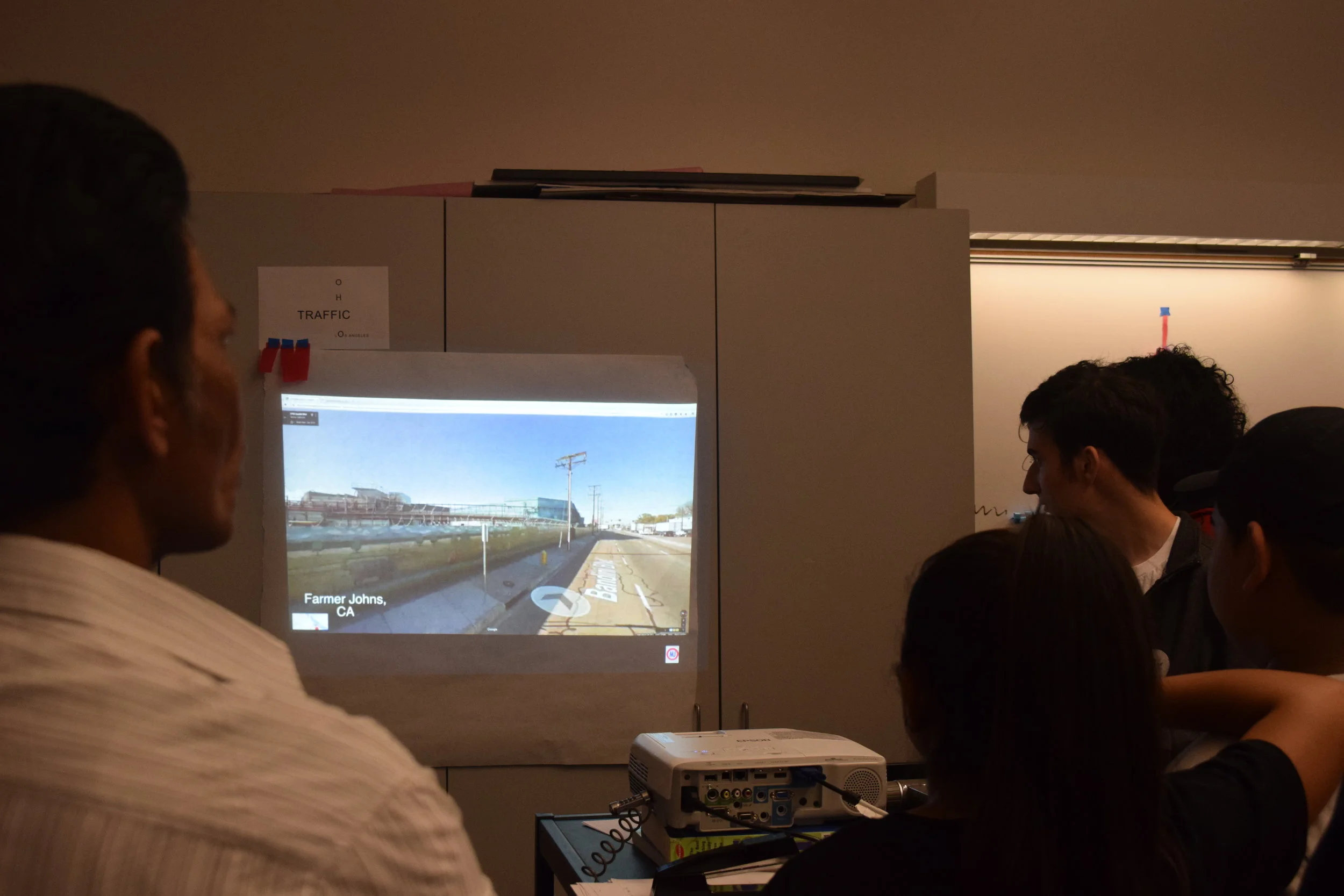  Matthew's video installation compared roads in LA/SoCal and Lordstown/NE Ohio. 