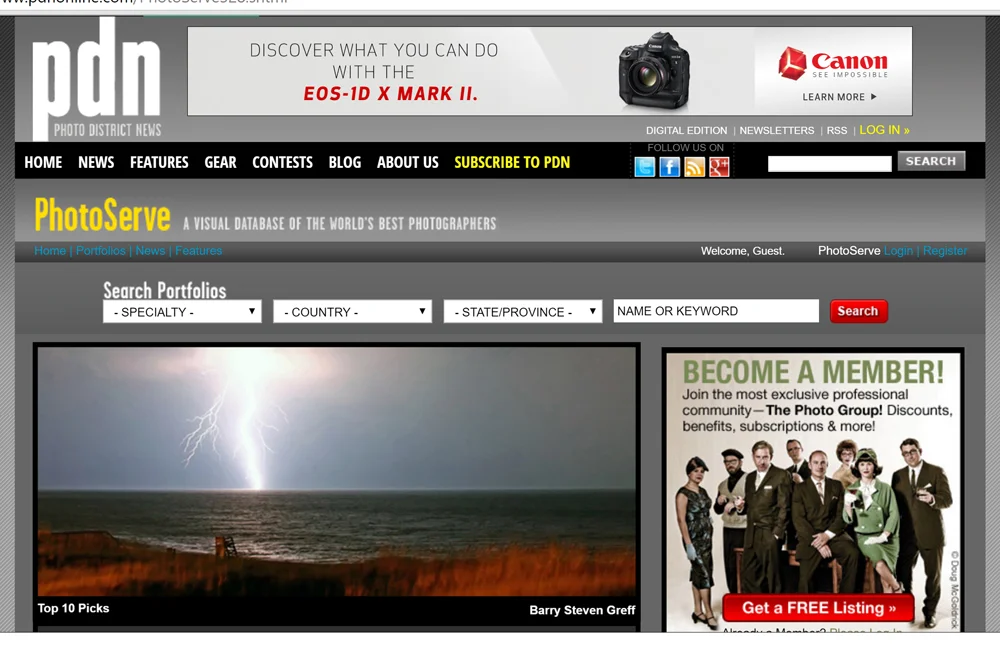 Lightning, OBX, one of PDN's Top Ten