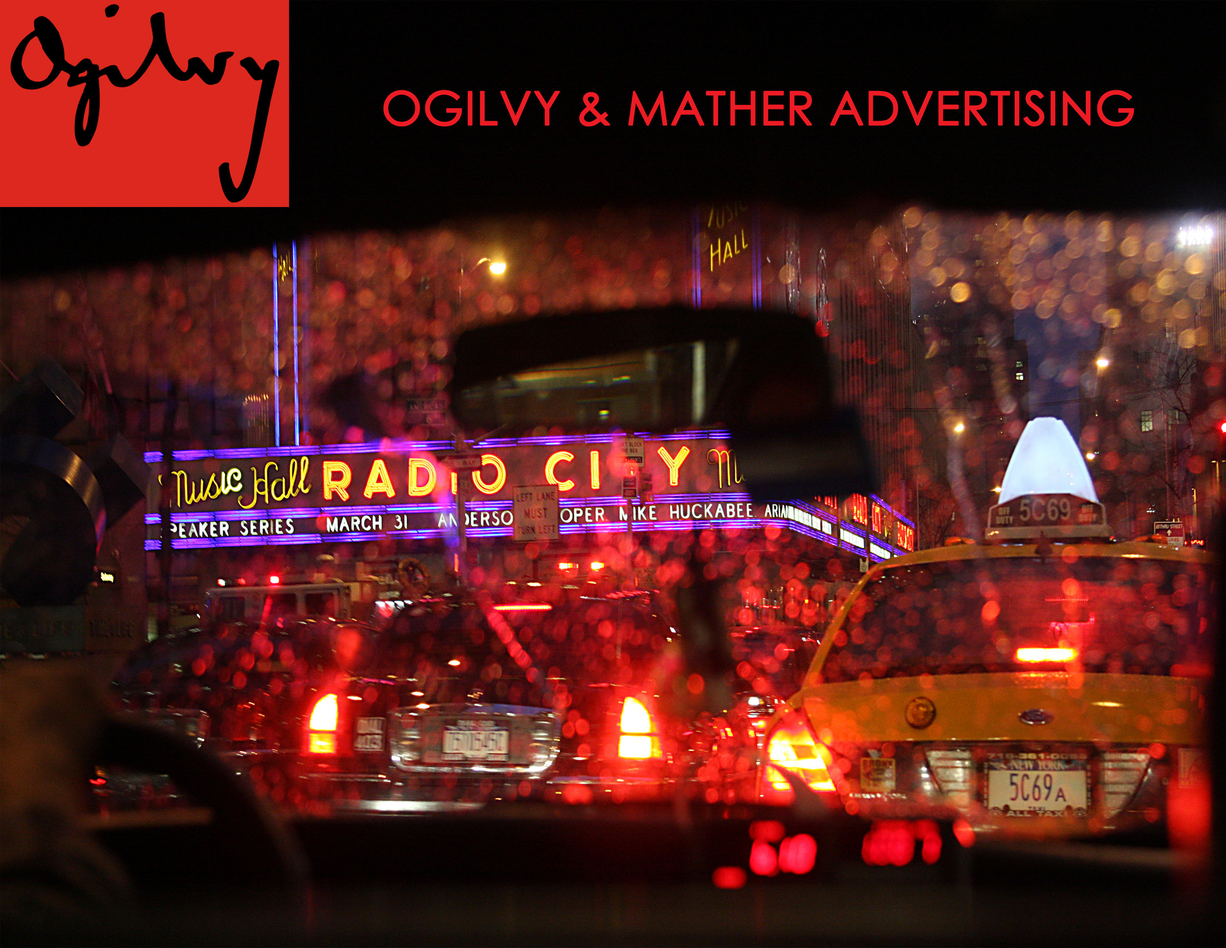 Ogilvy & Mather advertising licenses Cab Ride in the Rain