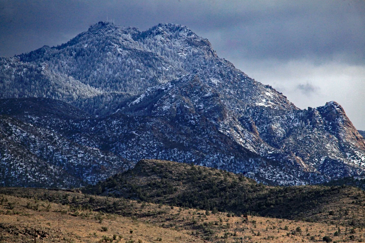 First Snow, Hualapai Mountains, Kingman, AZ