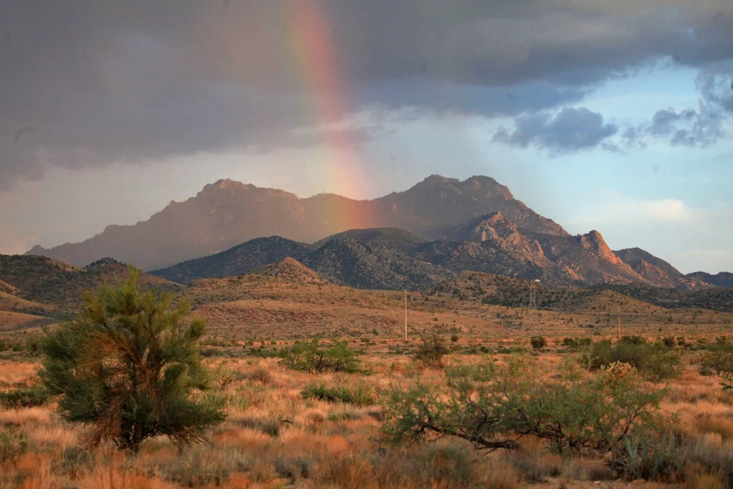 Large Rainbow over Hualapais