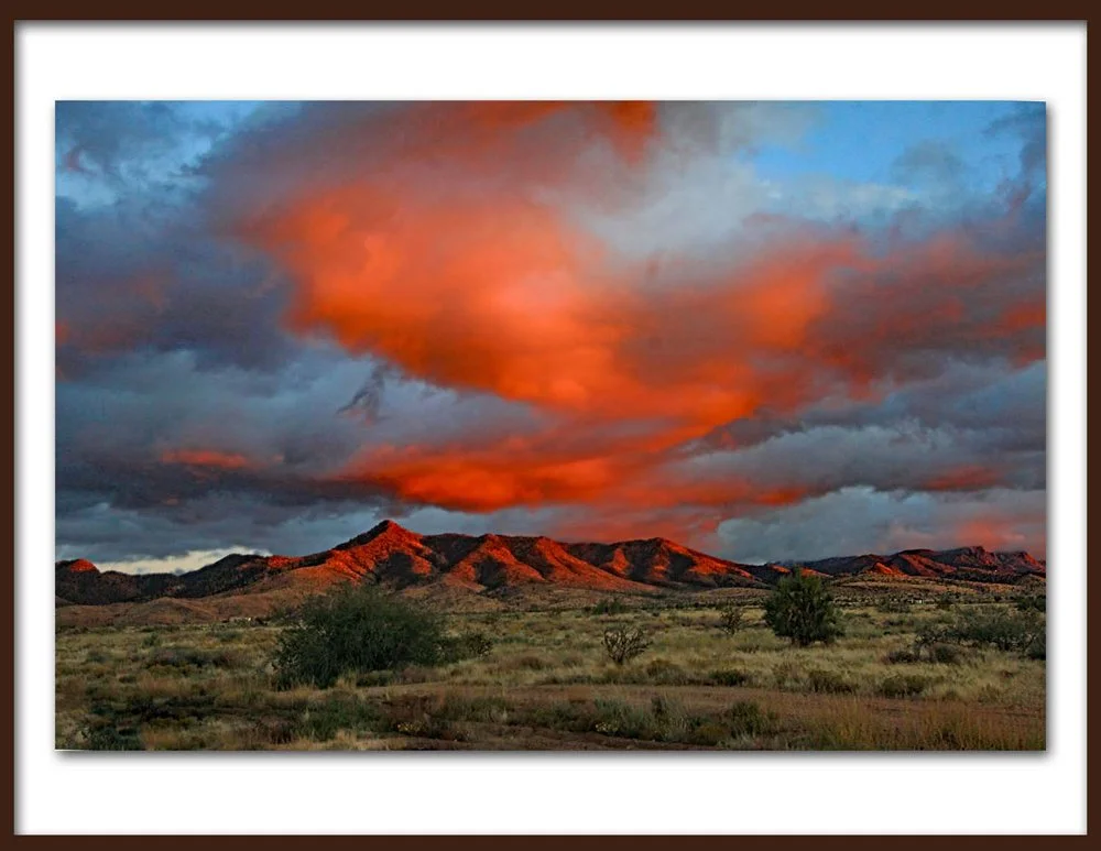 Volcano, AZ Style Framed