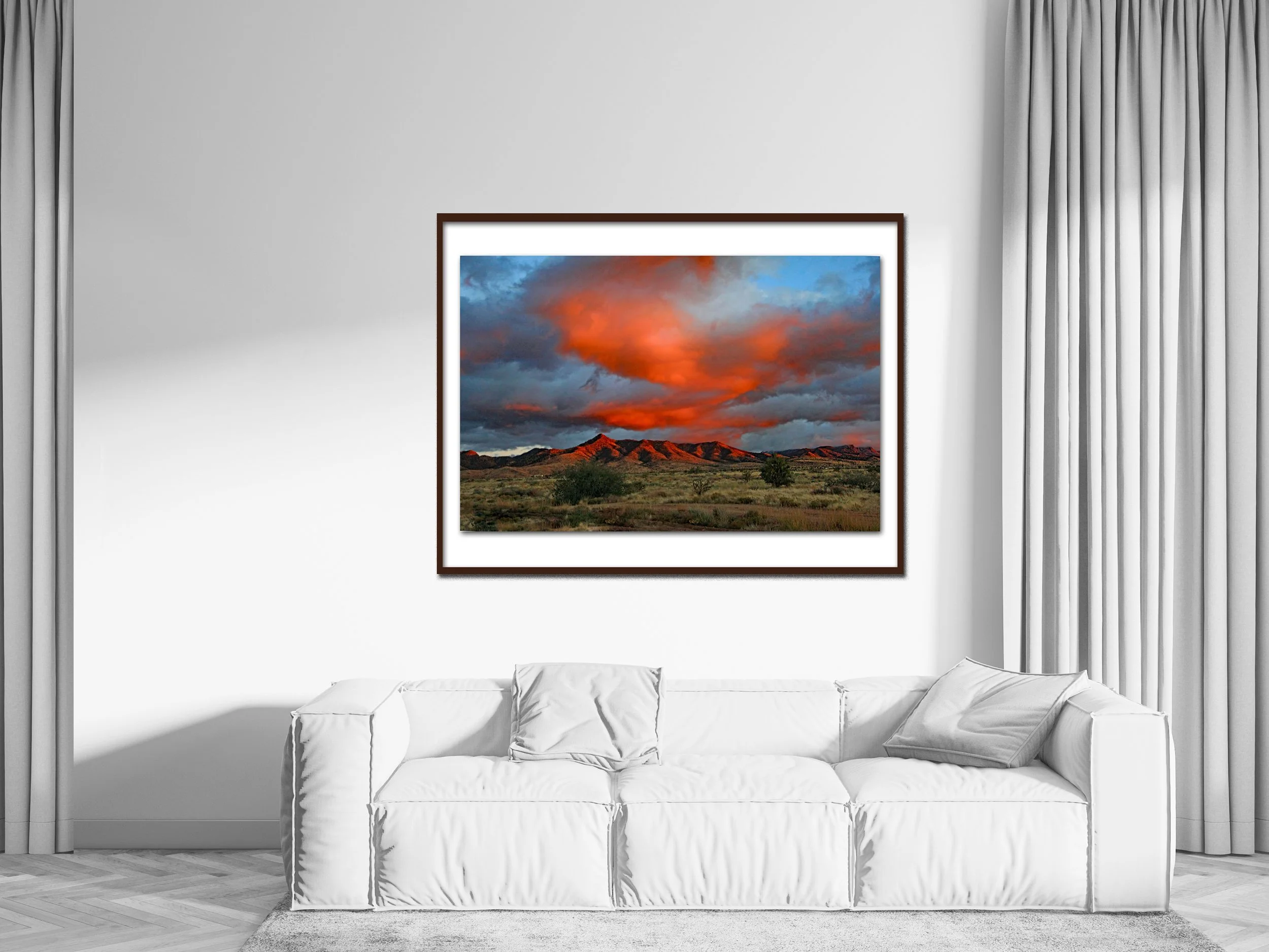 Volcano, Arizona Style in White Room