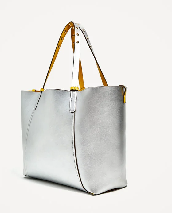 Zara Double sided tote bag