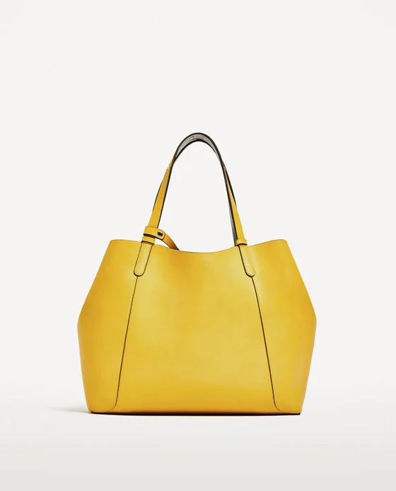Zara Double sided tote bag
