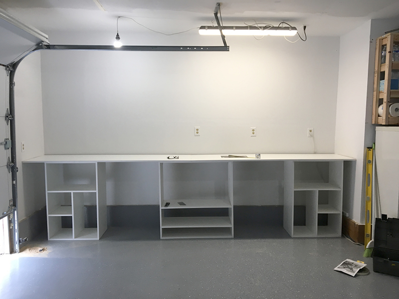Finished work station