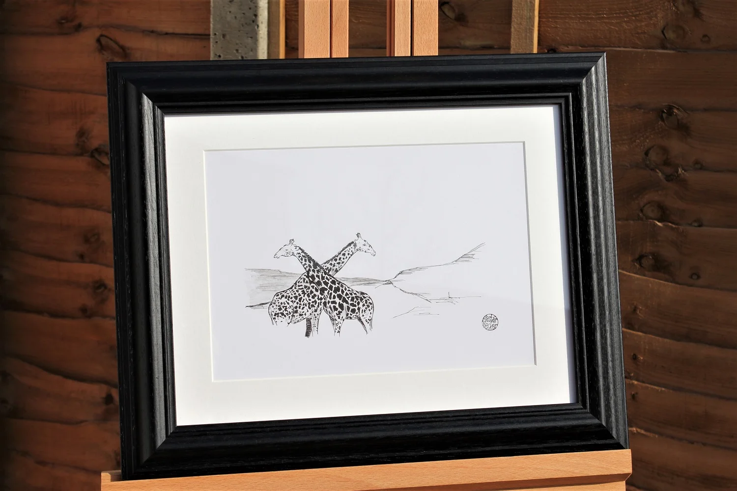 Safari - 4 of 4 commissioned artworks for a couple to remember their travels around the world