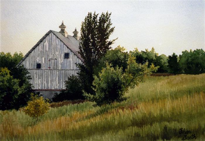  Afternoon Repose - watercolor 