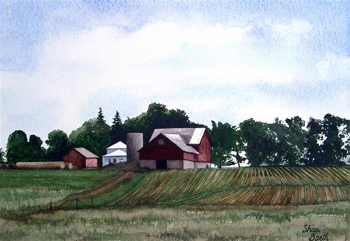  Homer's Place - watercolor