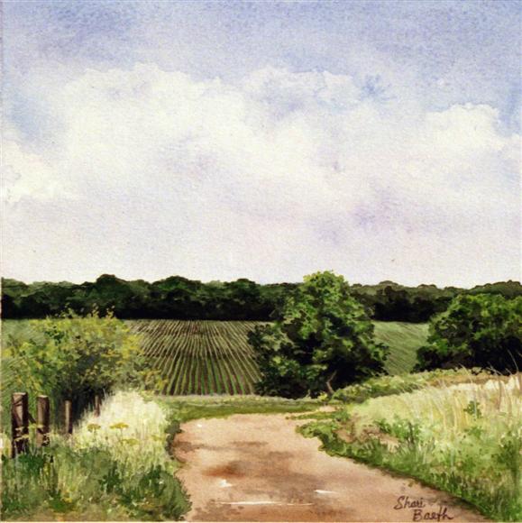  Nature's Welcome - watercolor
