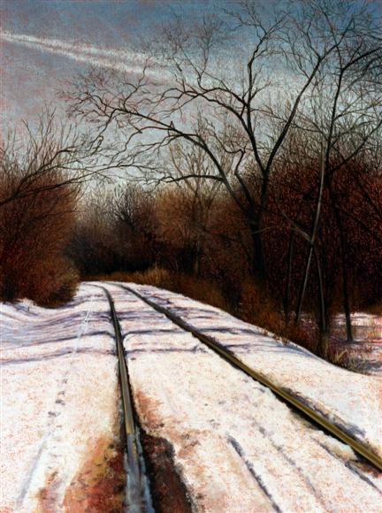  Tracks and Trail - pastel