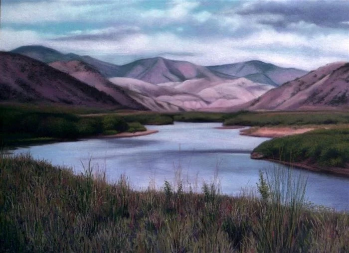  Mountain's Majesty, Colorado - pastel