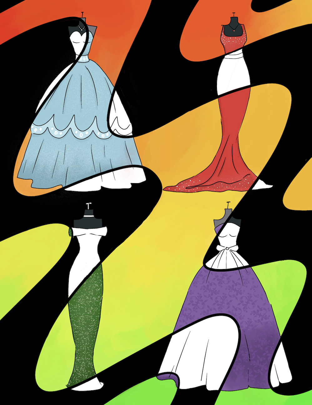 Here Comes the Bride in Black