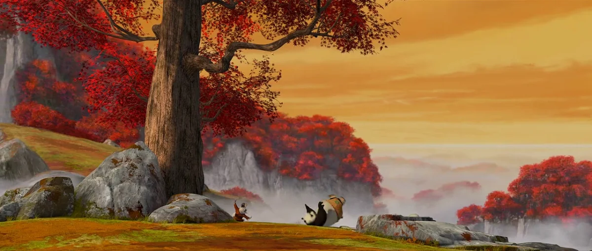 Kung Fu Panda Matte Painting
