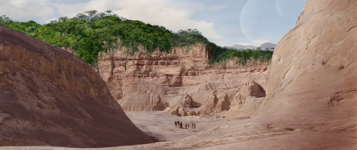 Planet of the Apes Matte Painting