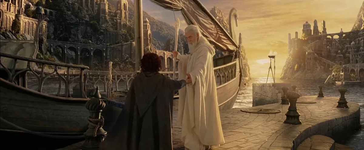 Lord of the Rings rotk Matte Painting