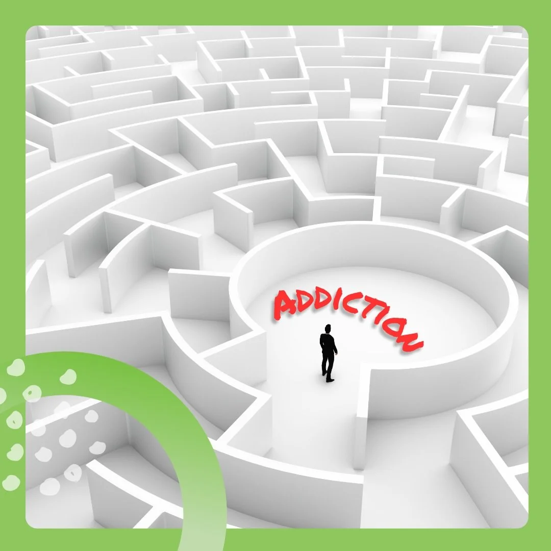 Many addictions begin as a way to cope with stress, anxiety, trauma, grief, loneliness, or emotional pain.

What starts as something that helps you get through a difficult day can gradually become something you rely on just to function. Over time, a 