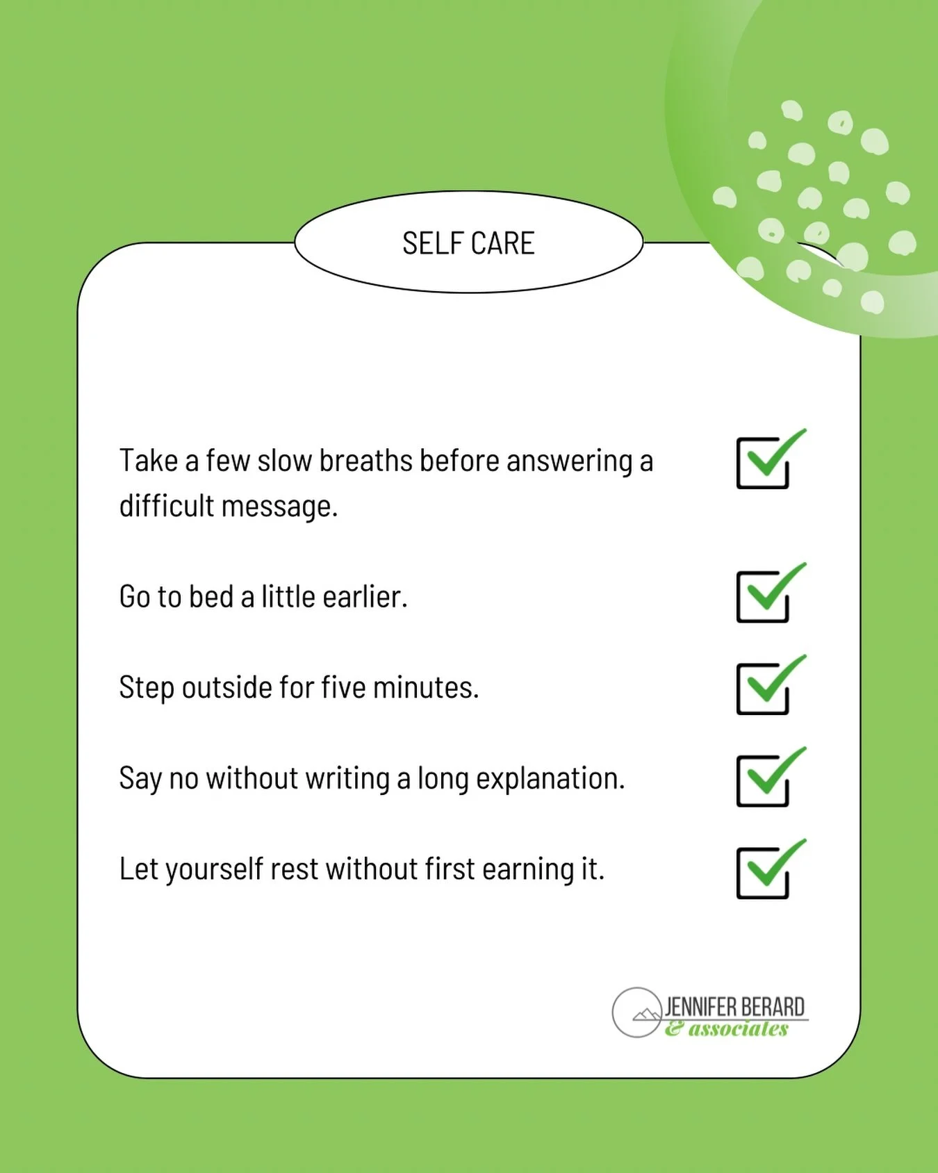 Self-care is often presented as another thing we need to accomplish.

A perfect morning routine. A wellness retreat. A long list of habits we are somehow supposed to maintain.

But self-care can be much smaller and gentler than that.

It might look l