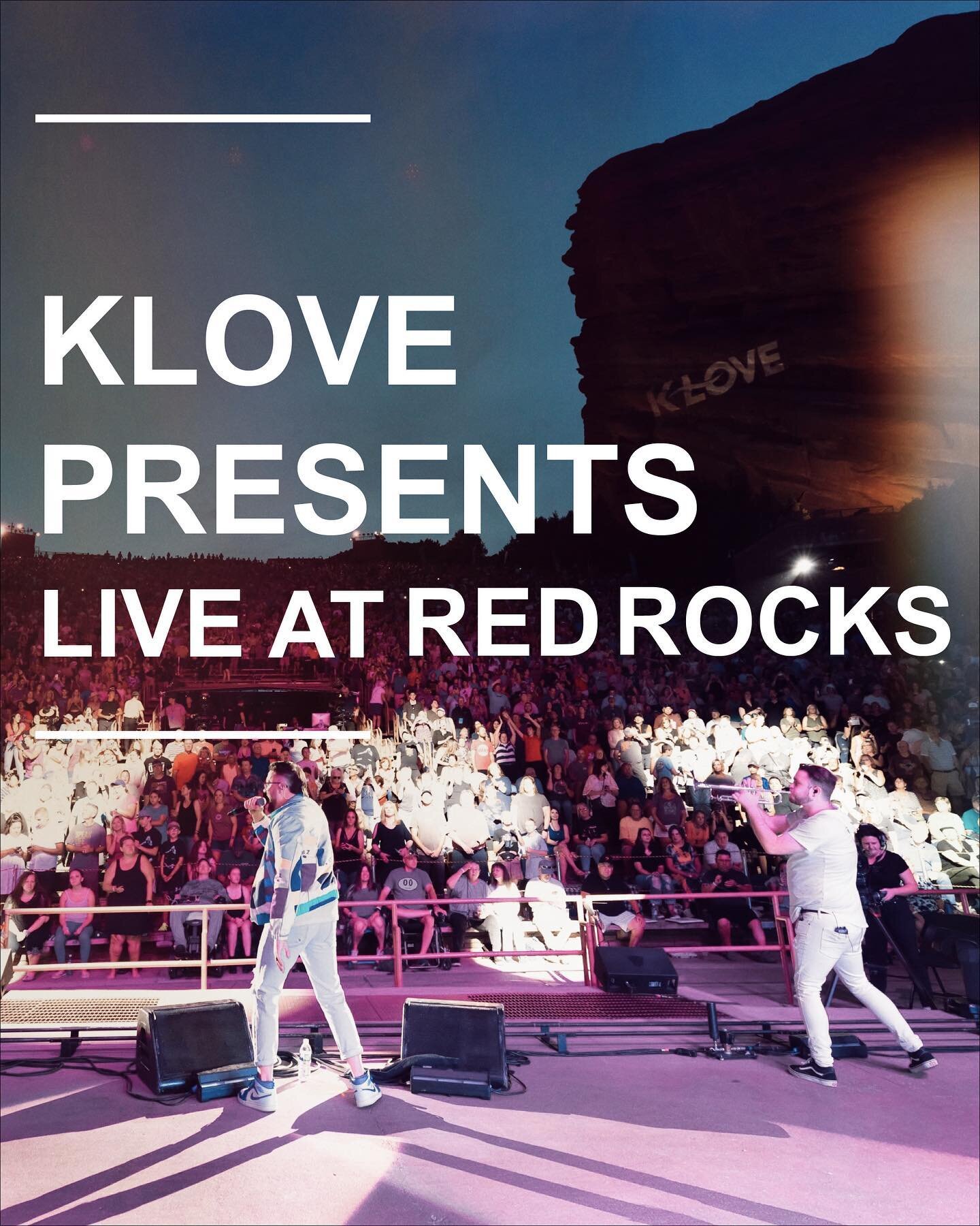 We were honored to help support the @kloveradio team at their KLOVE Presents Live At Red Rocks Festival, swipe for some bts, and footage from the festival.
&mdash;
PROJECT :: @taurenwells @dannygokey @kloveradio - K-LOVE Presents Live At Red Rocks 20