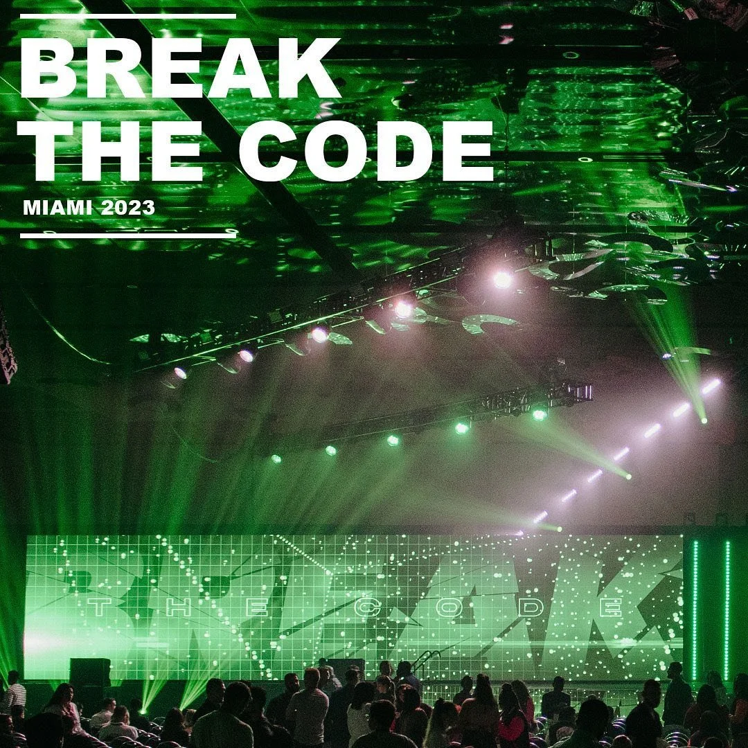 Alex Morton&rsquo;s Break The Code Event - Miami 2023
&mdash;
PROJECT :: @alexmortonmindset - Break The Code Miami 2023
DATE :: Spring 2023
ROLE :: Production Design, Lighting Design, Drawings, &amp; Production Management 

&mdash;
We get to work wit
