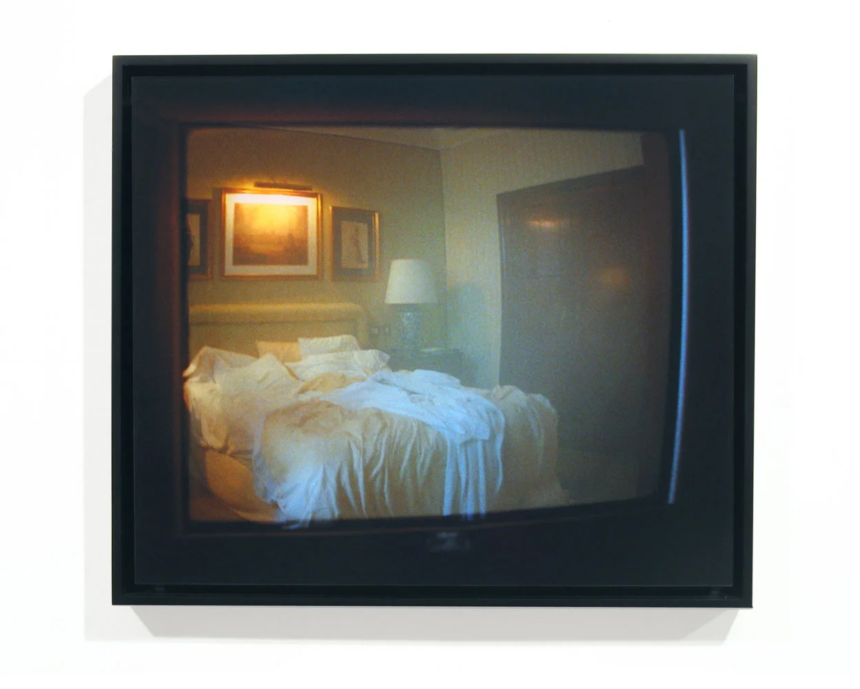  TV 2 (Madrid) 2004 - 2005 chromogenic print mounted to plexiglas + wood frame 20 x 23 x 2 inches edition of 7 + 2 A/P