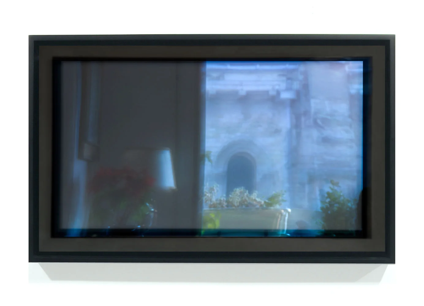  TV 17 (Paris) 2011 - 2016 archival pigment print mounted to plexiglas + wood frame 13 x 21 x 2 inches edition of 7 + 2 A/P