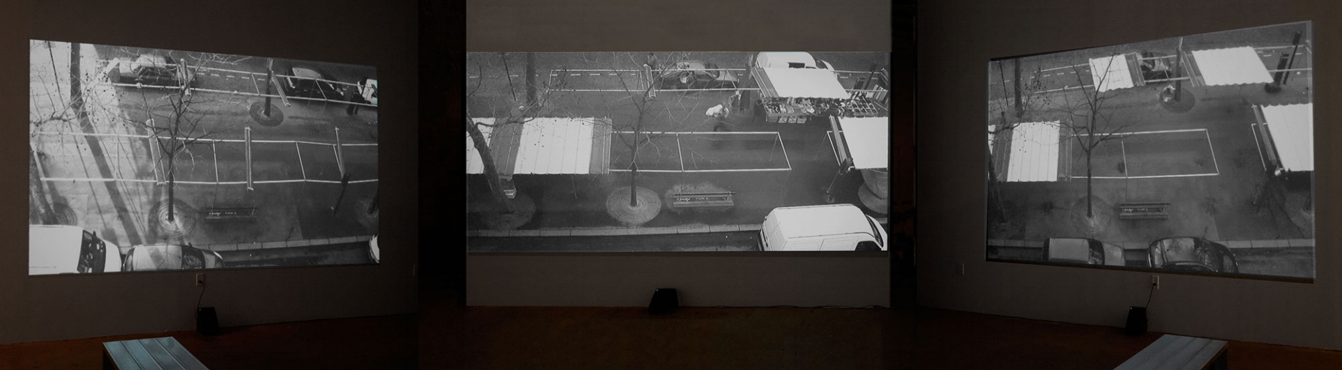  Les Psychanalystes et le Marché 2010-2015 l 3-channel video / audio installation Installation view Participant NYC