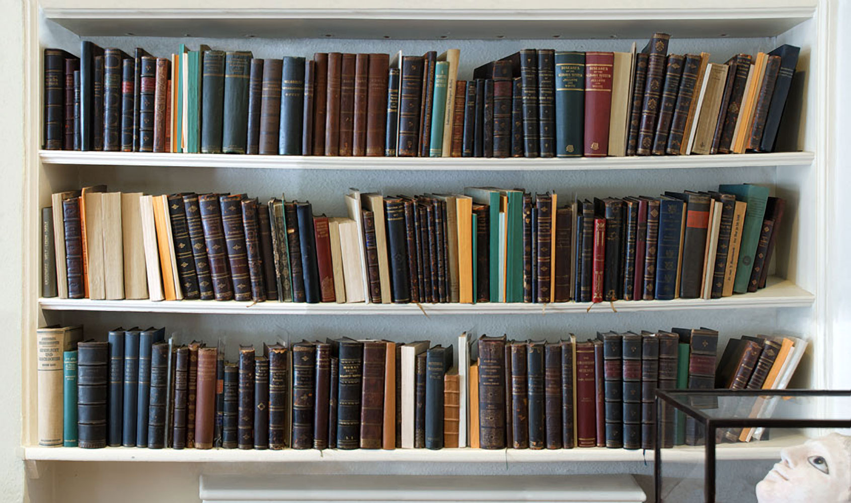  Dreams and Ghosts. Freud’s Bookcase. London 2011 archival pigment print mounted to plexiglas H: 22 inches x W: 37 inches x D: 1 inch edition of 7 + 2 A/P