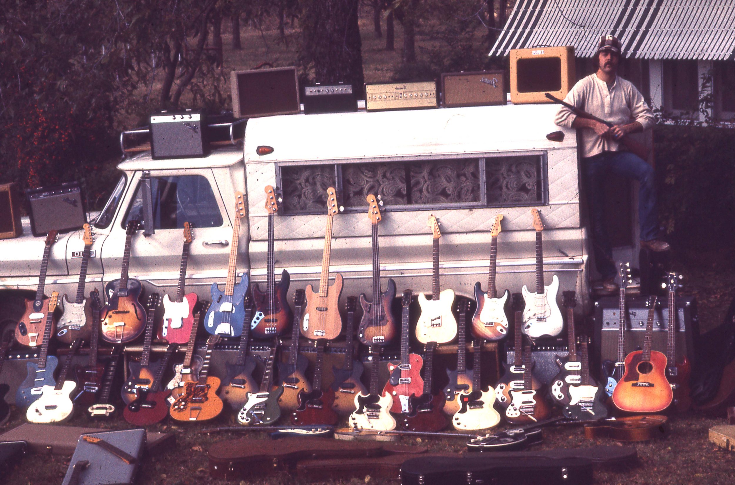 Michael Stevens Guitar truck display (all was packed in the truck).jpg