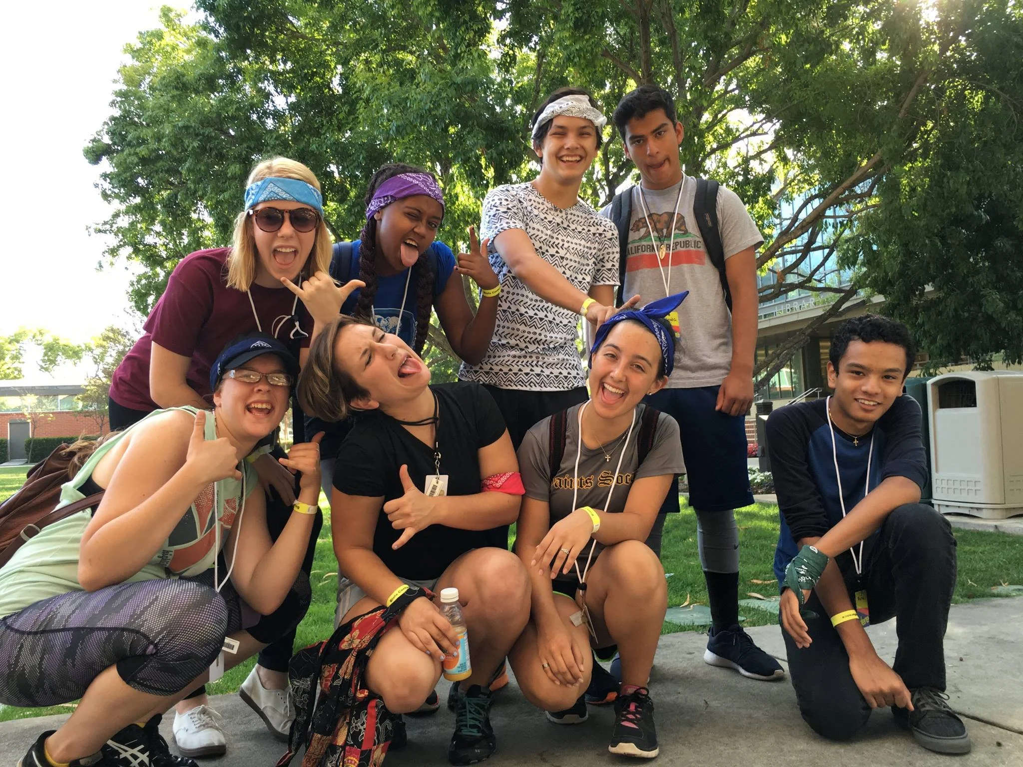 A student cohort from Camp 2016.