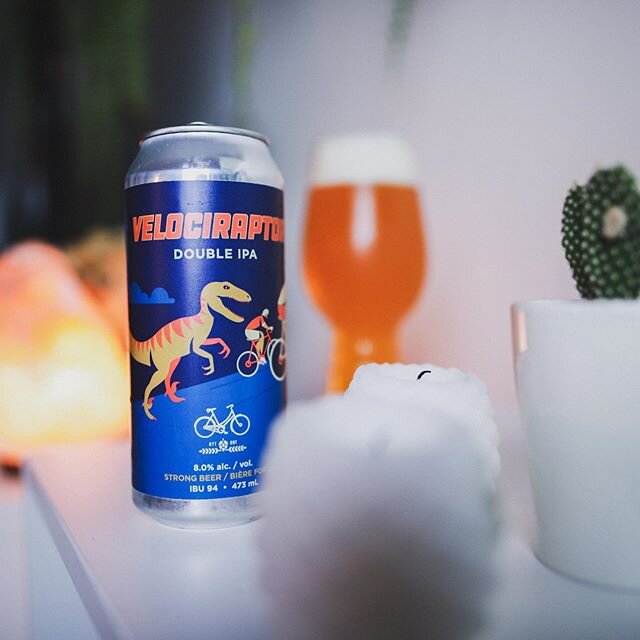 Ottawa&rsquo;s @bicyclecraftbrewery knock out fire IPAs on the reg, and their malt-forward Velociraptor is a piney, sweet take on a boozy IIPA 🍻 What&rsquo;s your fave IIPA?⁣
⁣
📷: @ceefor