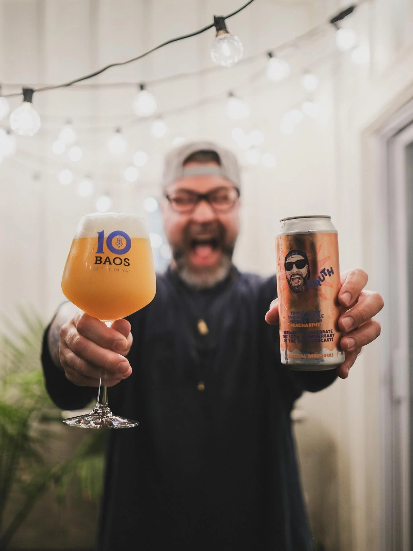 🍻 BAOS 10th ANNIVERSARY BREW #16 🍻

In the Fall of 2024, @getitinyacee hosted a podcast episode with Molly and Matt of Dallas, TX&rsquo;s @celestialbeerworks. The chemistry was so good that a collab was born by the end of the pod. 🍑

They bonded o