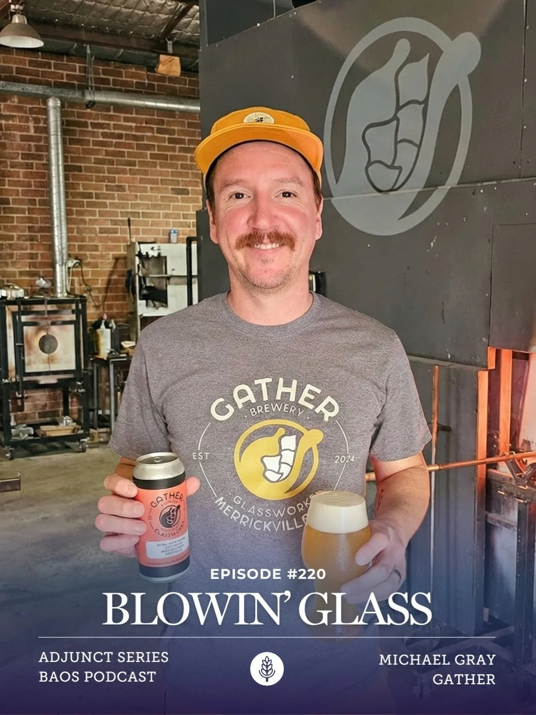 🍻 Episode #220: Blowin&rsquo; Glass with Michael Gray of @gatherbreweryandglassworks ~ Adjunct Series 🍻

Pairing craft beer with craft glassblowing is a unique combination, and that&rsquo;s exactly how Merrickville, ON&rsquo;s Gather is making a na
