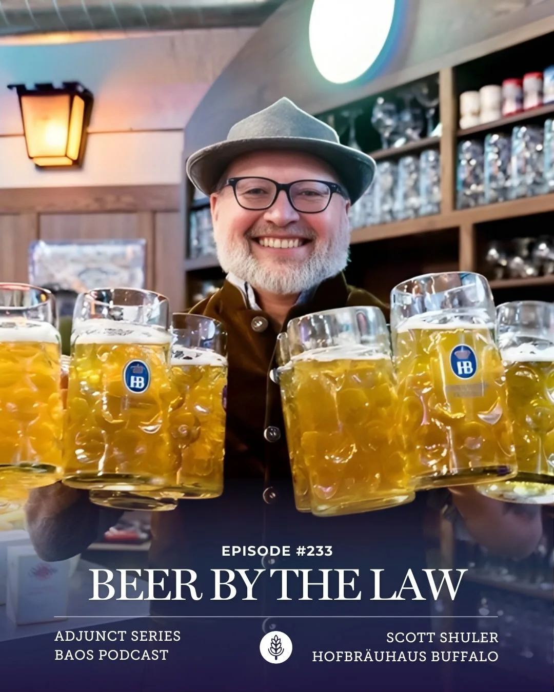🍻 Episode #233: Beer By The Law with Scott Shuler of @hofbrauhausbuffalo ~ Adjunct Series 🍻

One of @getitinyacee&rsquo;s major bucket list items is to get out to Europe and experience the rich beer heritage firsthand. In the meantime, the next bes