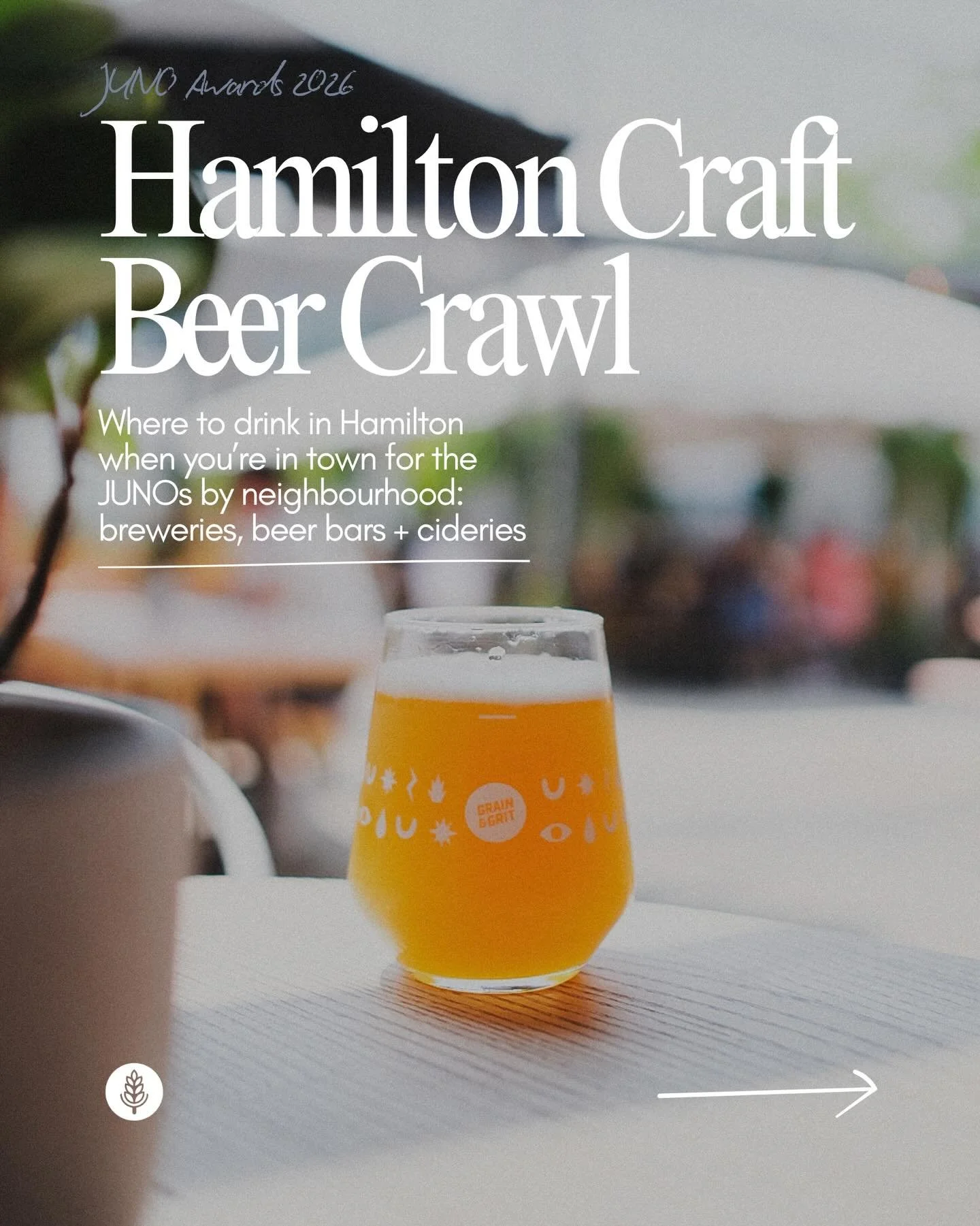 In town for @thejunoawards this weekend? We&rsquo;ve put together the most exhaustive, ultimate Hamilton craft beer list you could possibly ever imagine - including every killer brewery, cidery and craft beer bar in the city, along with four potentia
