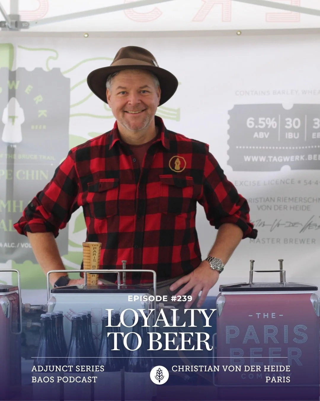 🍻 Episode #239: Loyalty To Beer with Christian Klaus Riemerschmid von der Heide of @parisbeerco ~ Adjunct Series 🍻

It&rsquo;s not every day we get to speak to someone as accomplished as&nbsp;Christian Klaus Riemerschmid von der Heide. Co-Founder o