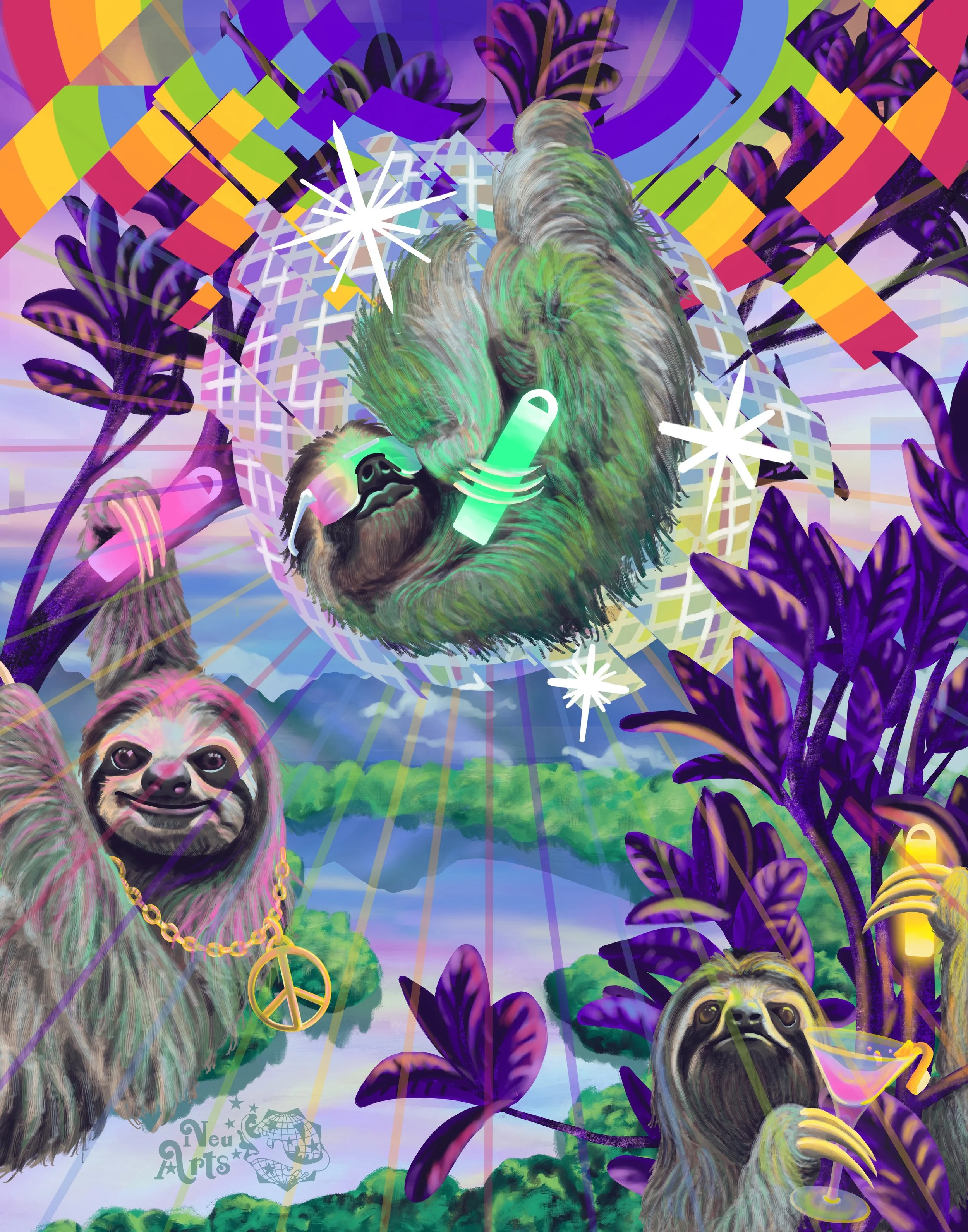 Disco Sloths